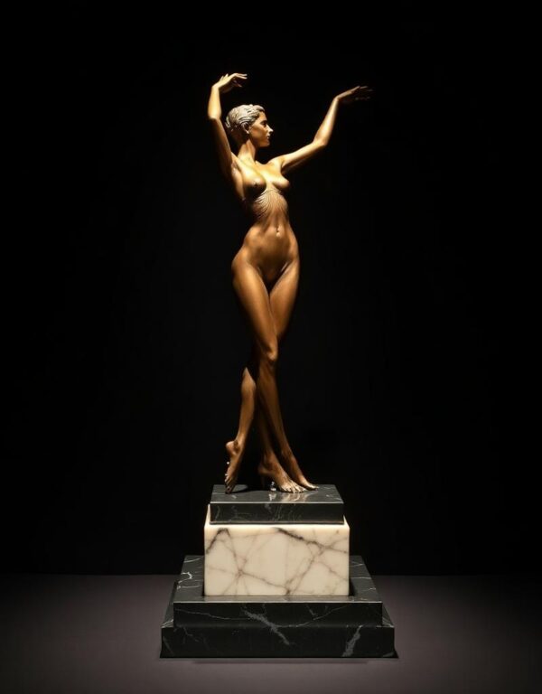 Bronzinė angelo skulptūra